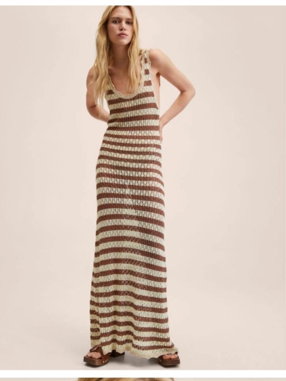 Mango knit coverup